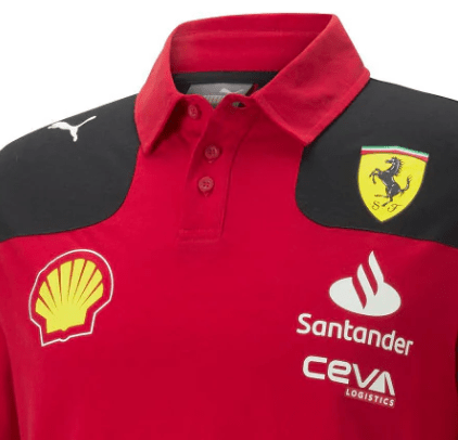 Ferrari galléros póló, Puma, csapat, piros, 2023 - FansBRANDS® - HU