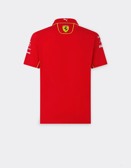 Ferrari galléros póló, Puma, csapat, piros, 2024 - FansBRANDS®