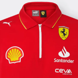 Ferrari galléros póló, Puma, csapat, piros, 2024 - FansBRANDS® - HU