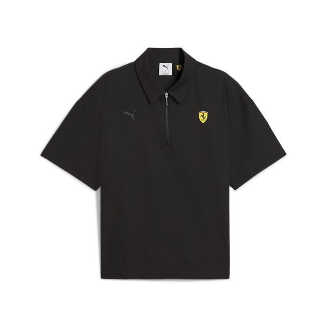 Ferrari Galléros Póló, Puma, prémium, fekete 🔥 - FansBRANDS® - HU