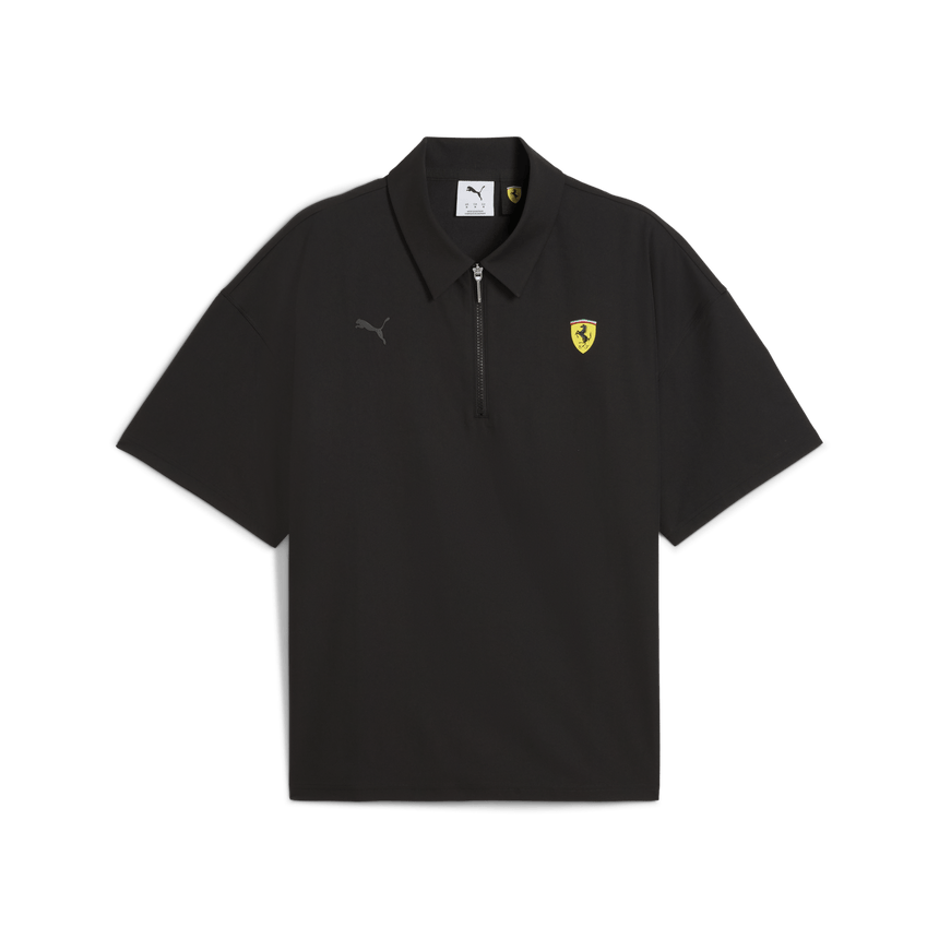 Ferrari Galléros Póló, Puma, prémium, fekete 🔥 - FansBRANDS® - HU