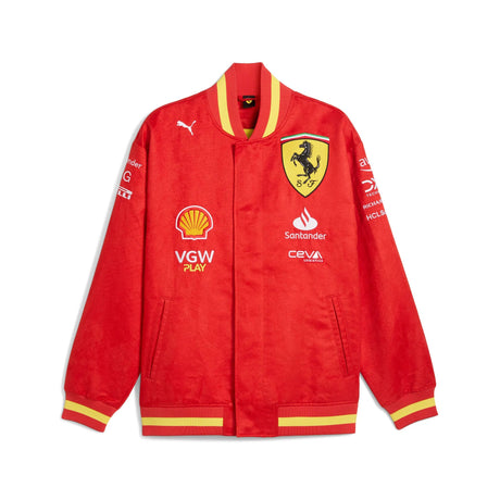 Ferrari kabát, Puma, csapat, Varsity, piros, 2024 - FansBRANDS® - HU