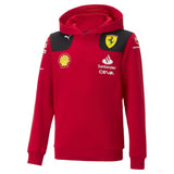 Ferrari kapucnis pulóver, Puma, csapat, gyerek, piros, 2023 - FansBRANDS® - HU