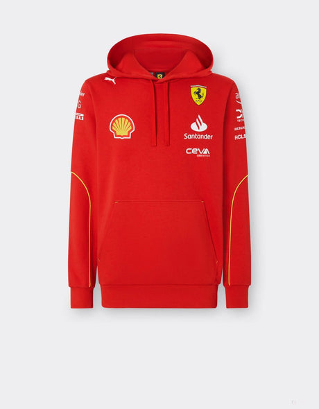 Ferrari kapucnis pulóver, Puma, csapat, piros, 2024 - FansBRANDS®