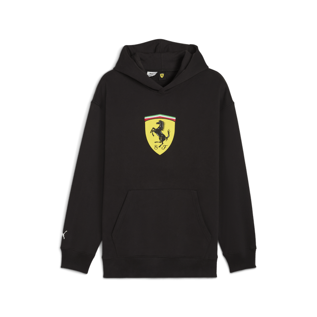 Ferrari Kapucnis Pulóver, Puma, sportswear, pajzs lógós, fekete 🔥 - FansBRANDS® - HU