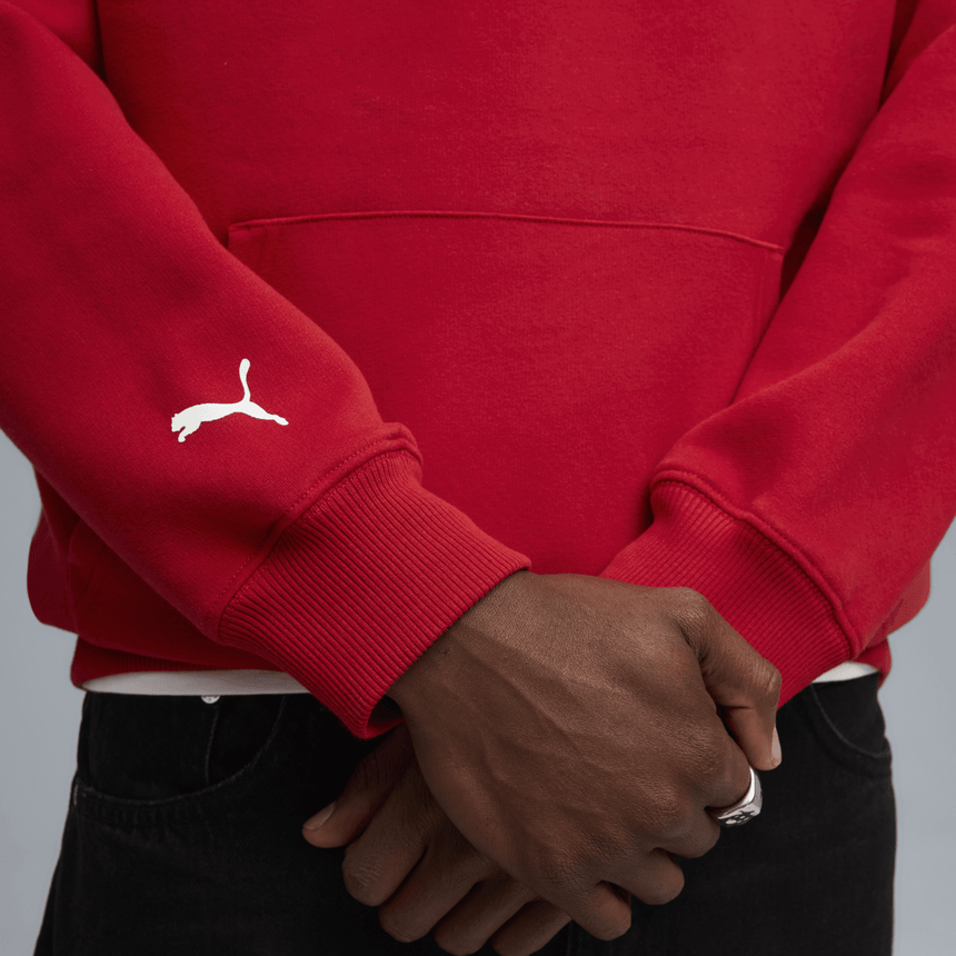 Ferrari Kapucnis Pulóver, Puma, sportswear, pajzs lógós, piros 🔥 - FansBRANDS® - HU