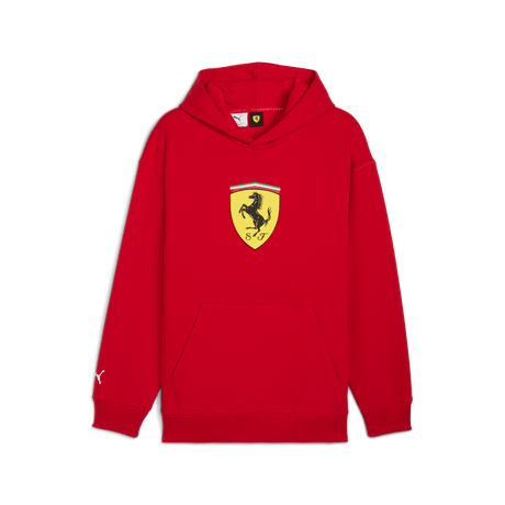 Ferrari Kapucnis Pulóver, Puma, sportswear, pajzs lógós, piros 🔥 - FansBRANDS® - HU