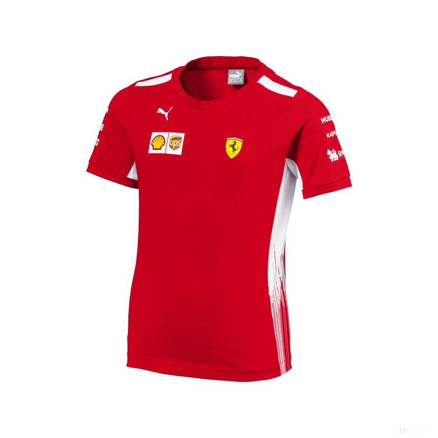 Ferrari Környakú Gyerek Csapat Póló - FansBRANDS®