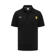 Ferrari környakú póló, klasszikus, fekete - FansBRANDS®