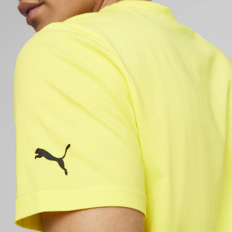 Ferrari környakú póló, Puma, Big shield Speed, sárga - FansBRANDS®
