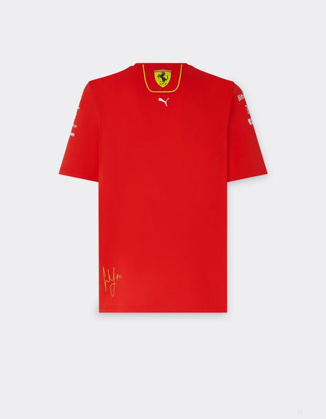 Ferrari környakú póló, Puma, Carlos Sainz, piros - FansBRANDS® - HU