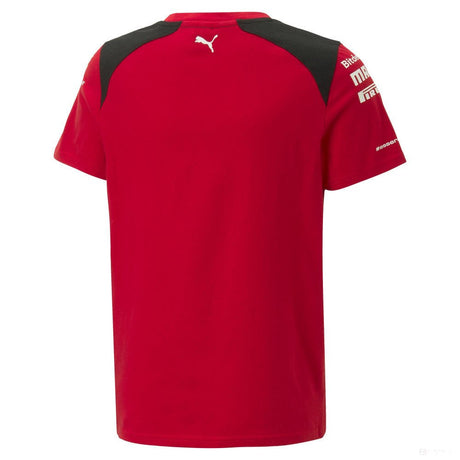 Ferrari környakú póló, Puma, csapat, gyerek, piros, 2023 - FansBRANDS®