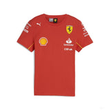 Ferrari környakú póló, Puma, csapat, gyerek, piros, 2024 - FansBRANDS® - HU