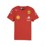 Ferrari környakú póló, Puma, csapat, gyerek, piros, 2024 - FansBRANDS® - HU