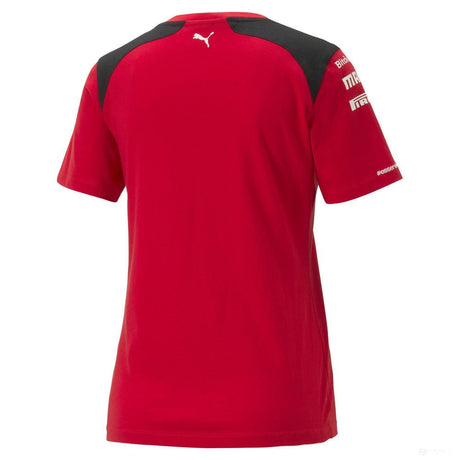Ferrari környakú póló, Puma, csapat, női, piros, 2023 - FansBRANDS®