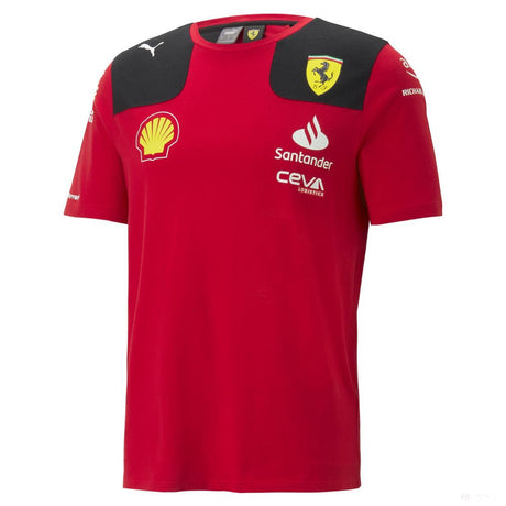 Ferrari környakú póló, Puma, csapat, piros, 2023 - FansBRANDS®