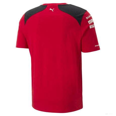 Ferrari környakú póló, Puma, csapat, piros, 2023 - FansBRANDS®