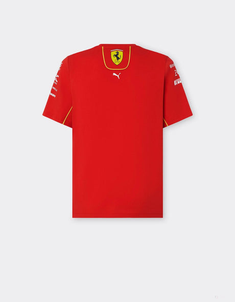 Ferrari környakú póló, Puma, csapat, piros, 2024 - FansBRANDS®