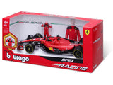 Ferrari modellautó, SF - 23, Charles Leclerc, 1:24, bburago, pilótával - FansBRANDS®