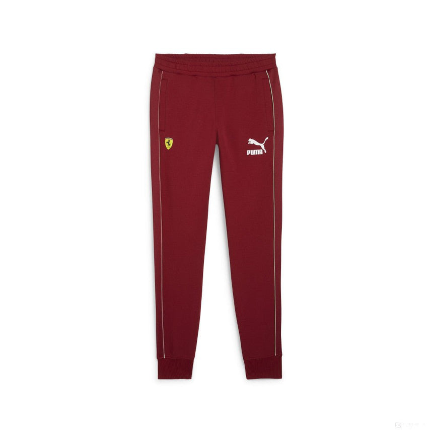 Ferrari nadrág, Puma, Race Iconic T7 Track, intenzív piros - FansBRANDS® - HU