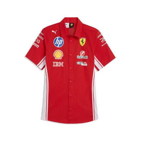 Ferrari póló, csapat, Puma, piros, 2026