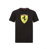 Ferrari póló, gyerek, Large Shield, fekete, 2021 - FansBRANDS®