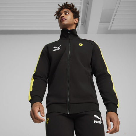 Ferrari pulóver, Puma, Race Iconic T7 Track, fekete - FansBRANDS® - HU