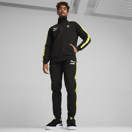 Ferrari pulóver, Puma, Race Iconic T7 Track, fekete - FansBRANDS® - HU