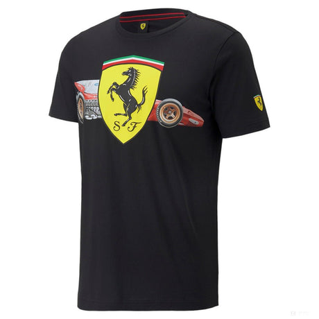 Ferrari Race Heritage Big Shield Póló Puma Fekete 2022 - FansBRANDS®