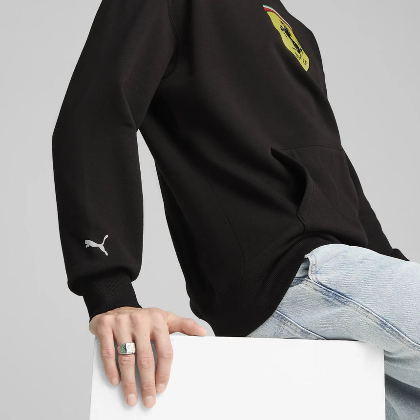 Ferrari Race Kapucnis Pulóver - fekete 🔥 - FansBRANDS® - HU