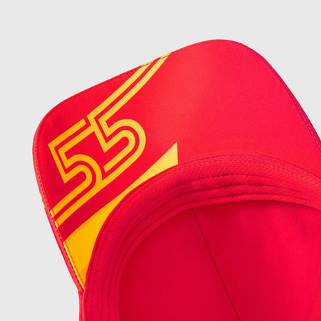 Ferrari sapka, Carlos Sainz LK, gyerek, piros, 2023 - FansBRANDS®