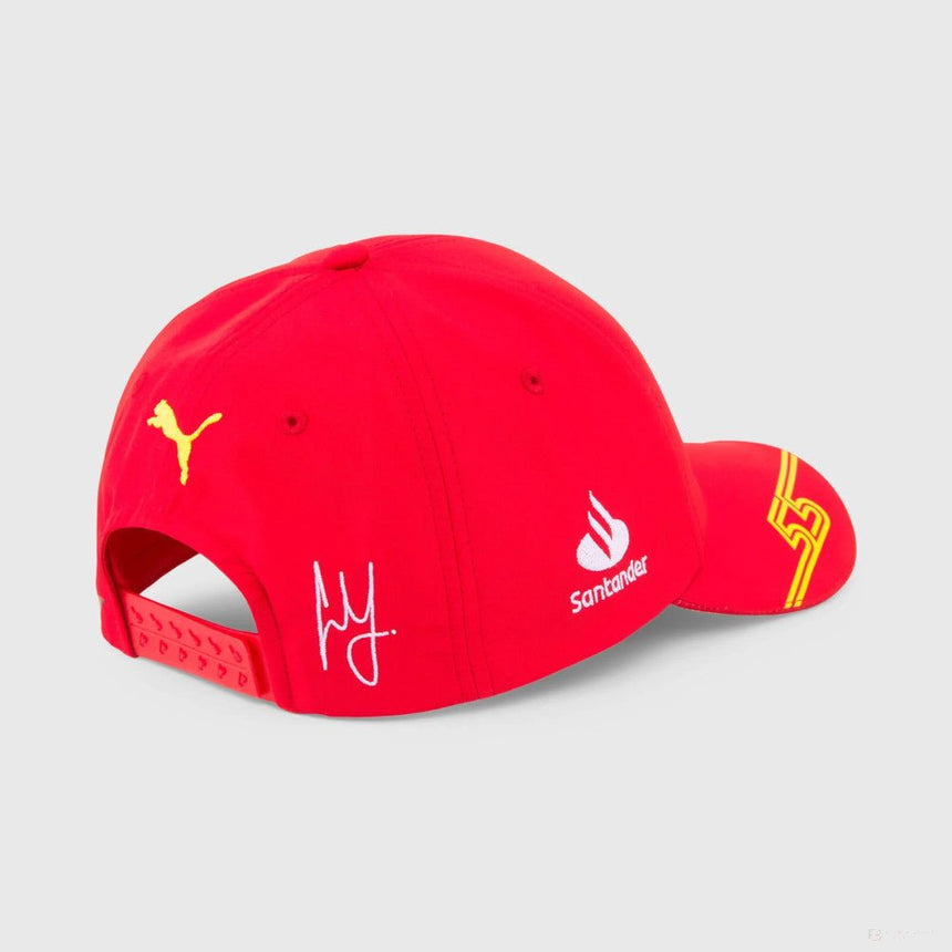 Ferrari sapka, Carlos Sainz LK, piros, 2023 - FansBRANDS®