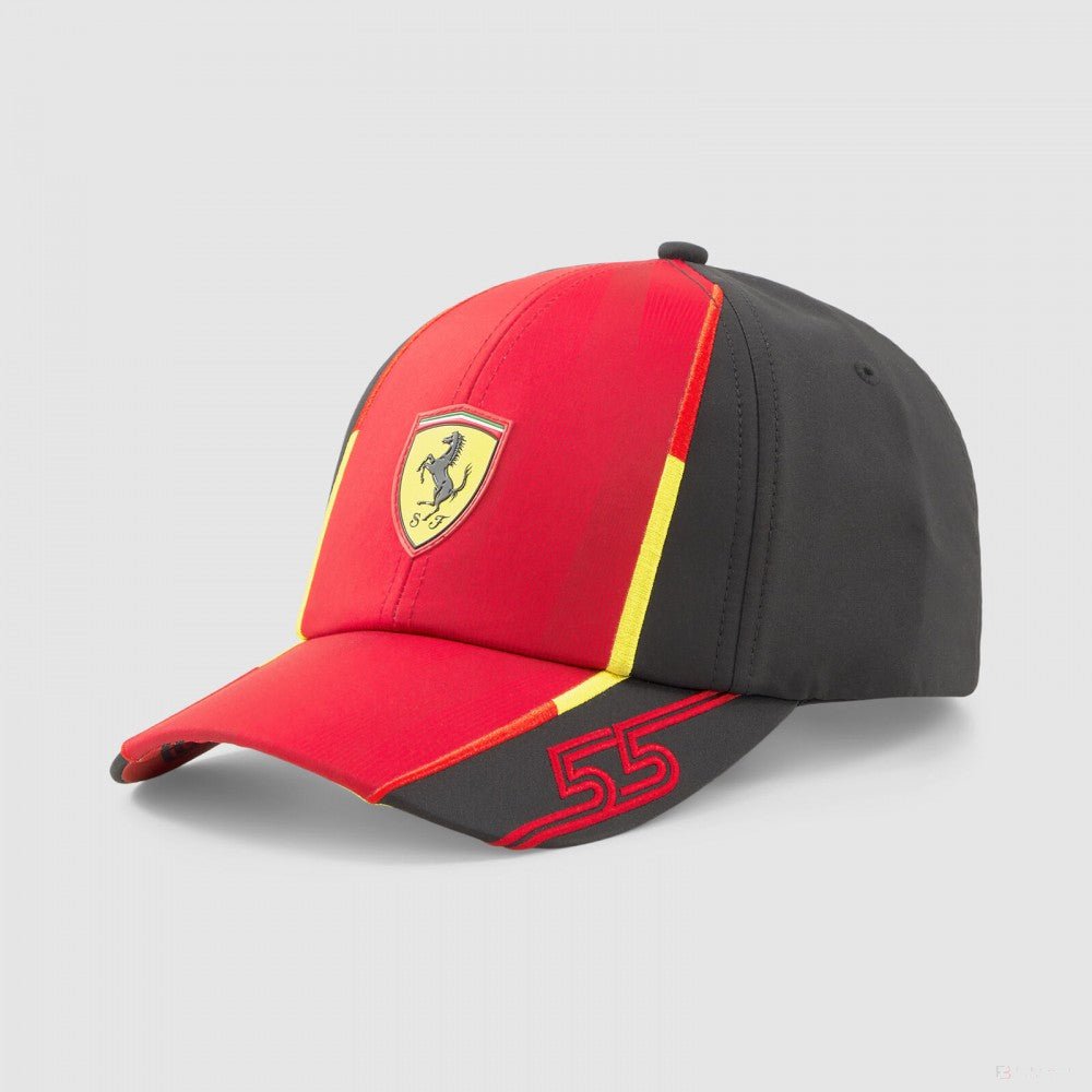 Ferrari sapka, csapat, Carlos Sainz, gyerek, piros, 2023 - FansBRANDS®