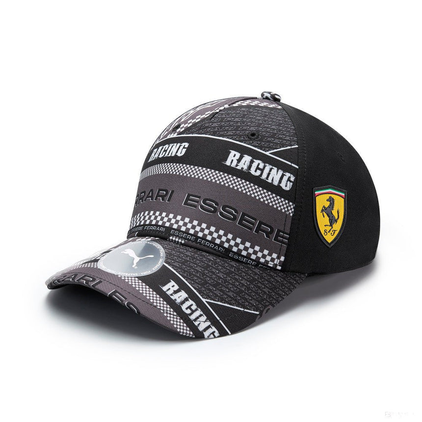 Ferrari sapka, graphic, fekete - FansBRANDS® - HU
