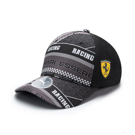 Ferrari sapka, graphic, fekete - FansBRANDS®