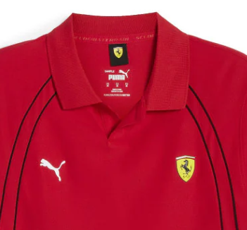 Ferrari Kragenhemd, Puma, Race, rot