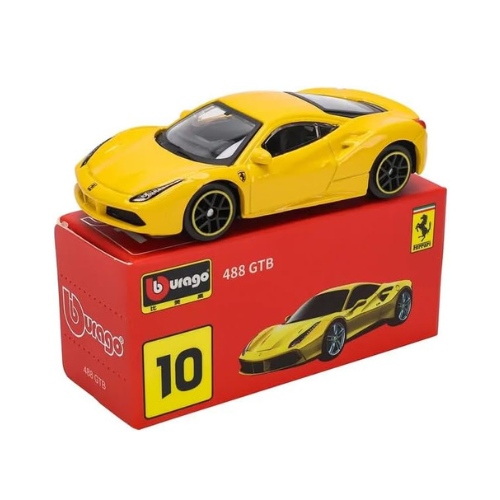 Ferrari F1 model car, bburago, 1:64, multicolor