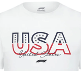 Forma 1 póló, F1 Fanwear Austin GP SE, fehér, 2022 - FansBRANDS® - HU