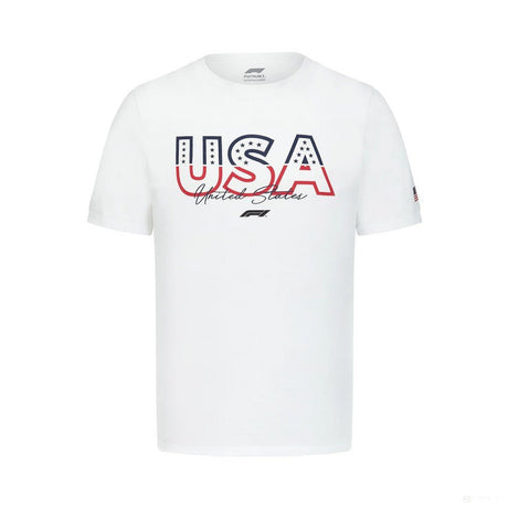 Forma 1 póló, F1 Fanwear Austin GP SE, fehér, 2022 - FansBRANDS®