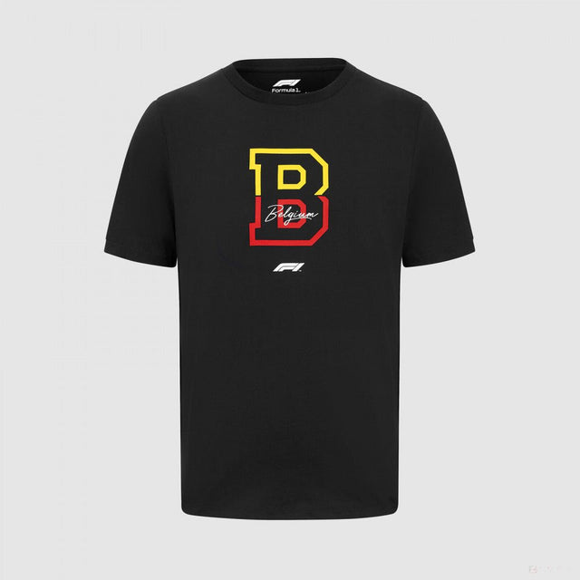 Forma 1 póló, F1 Fanwear Spa GP SE, fekete, 2022 - FansBRANDS®