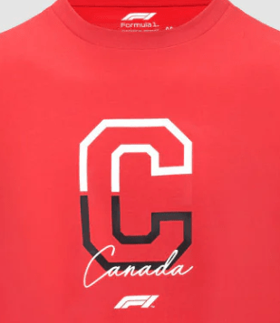 Forma 1 póló, Fanwear Canada GP, piros, 2022 - FansBRANDS® - HU