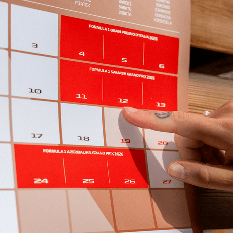 Formula 1® - hivatalos naptár - 2026 - FansBRANDS® - HU