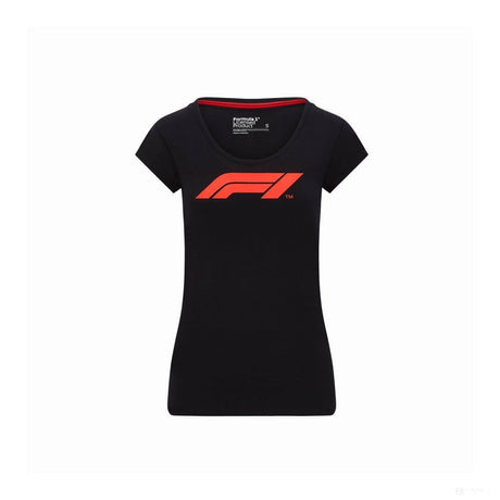 Formula 1 Női Póló, Formula 1 Logo, Fekete, 2020 - FansBRANDS®