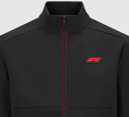 Formel-1-Softshelljacke, Zandvoort, schwarz