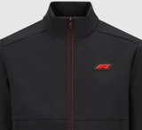 Formel-1-Softshelljacke, Zandvoort, schwarz