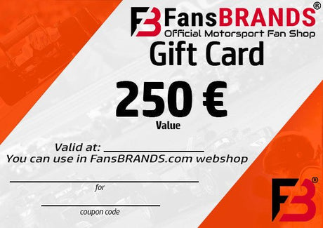 Gift Card 250€ - FansBRANDS®