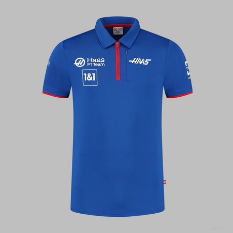 Haas F1 Csapat Póló, férfi, Kék, 2022, - FansBRANDS® - HU
