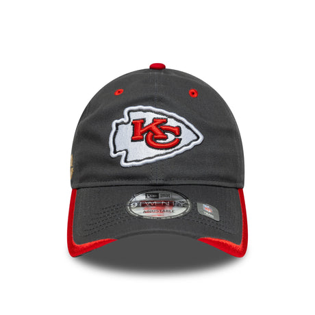 Kansas City Chiefs sapka, csapat kitűző, New Era, 9TWENTY, egyszerű, szürke - FansBRANDS® - HU