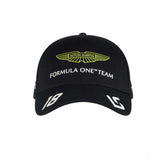 Lance Stroll sapka, Aston Martin, csapat, fekete, 2023 - FansBRANDS® - HU