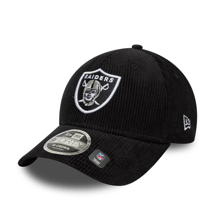 Las Vegas Raiders sapka, zsinórral, New Era, 9FORTY, fekete - FansBRANDS® - HU